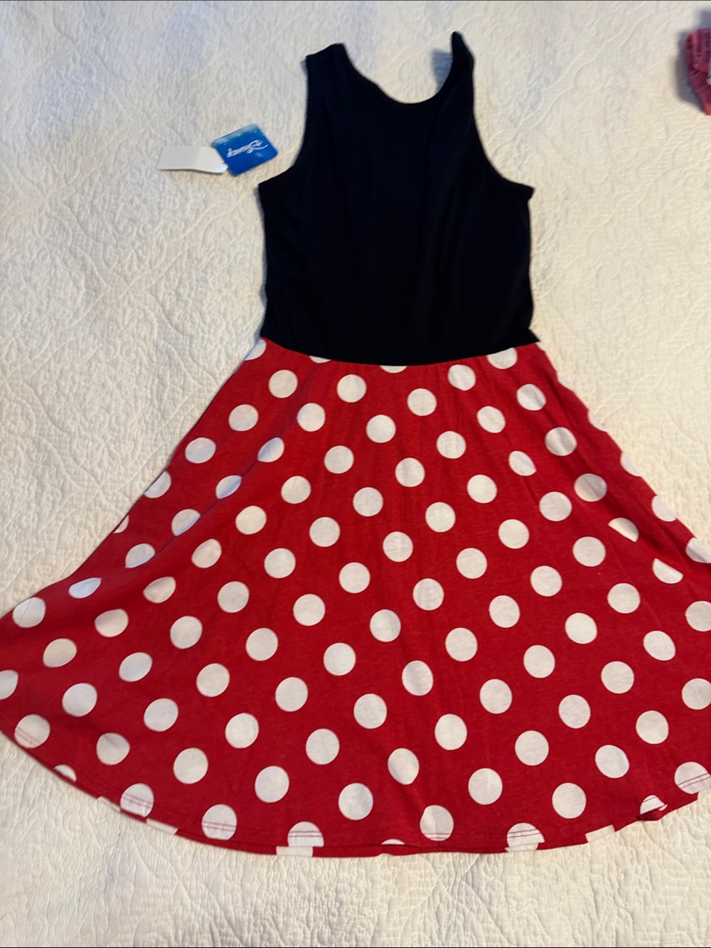 Disney Red and Black Polka Dot Minnie Dress - Picture 4 of 5